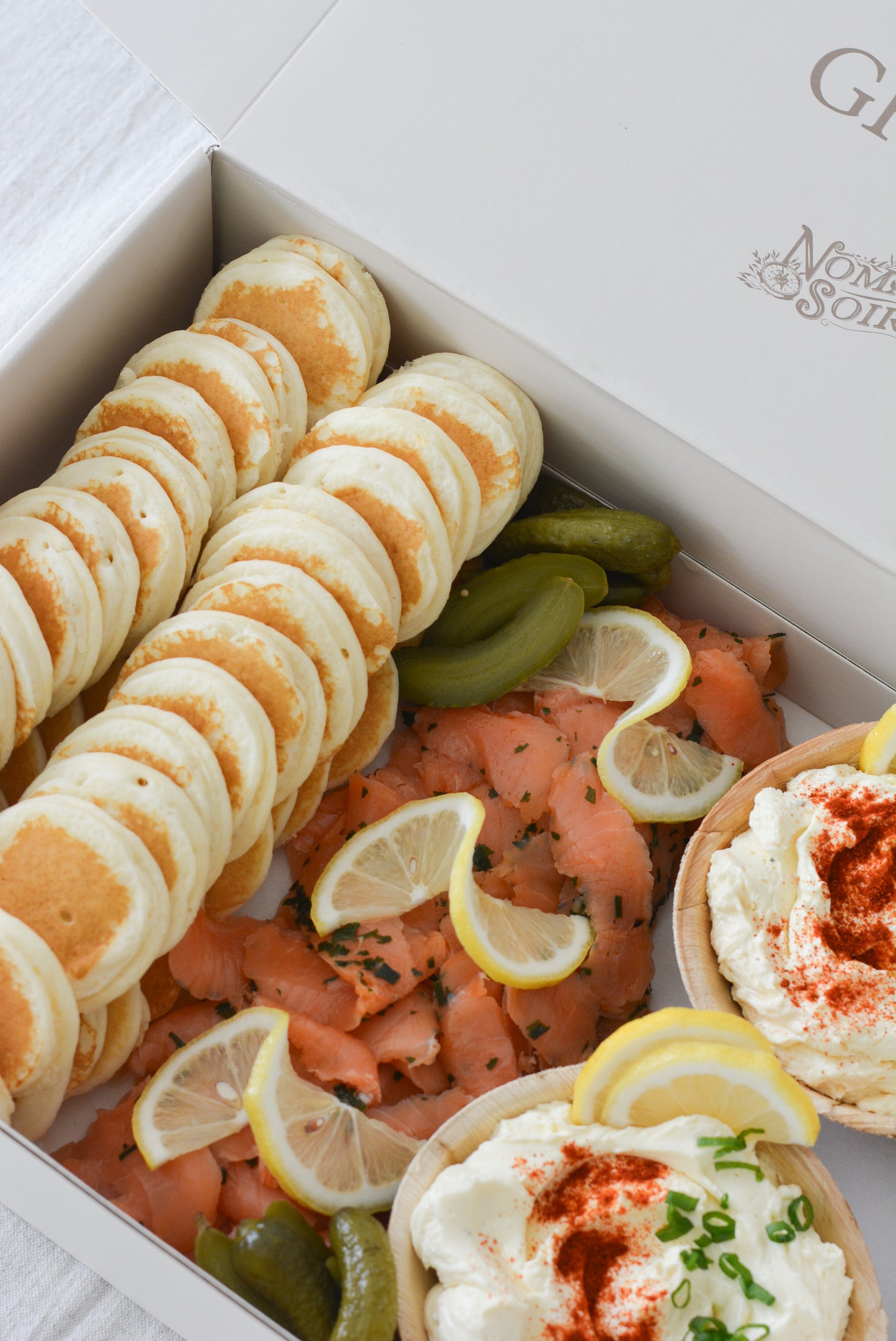Blinis Smoked Salmon Platter